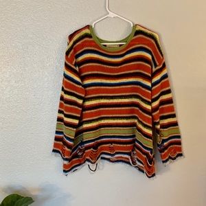 Wildfox Distressed Sweater